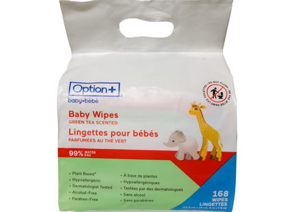 OPTION+ LINGETTES POUR BÉBÉ SC 3X56