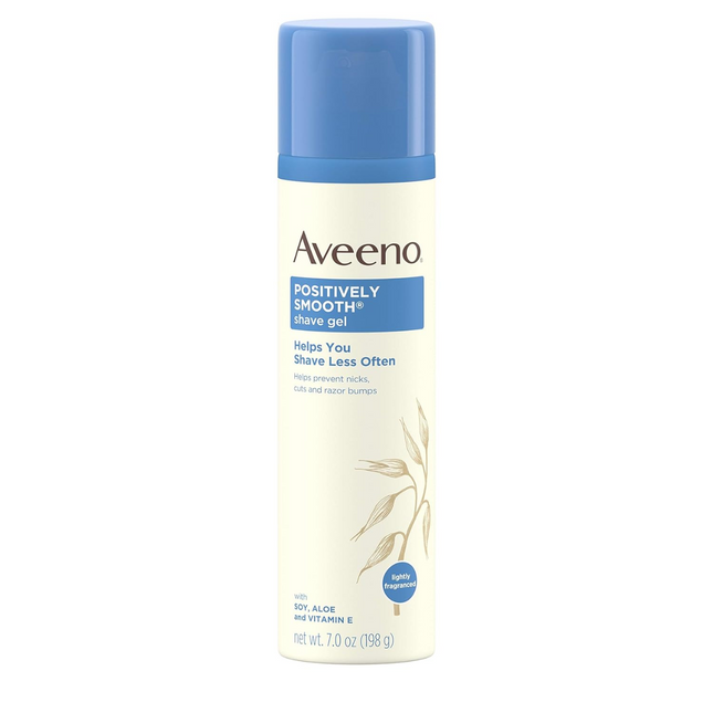 Aveeno - Positively Smooth Shave Gel with Aloe, Soy & Vitamin E | 198 g