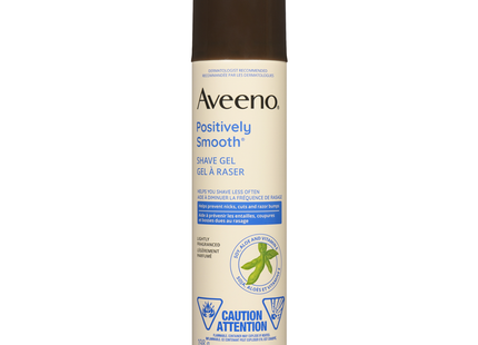 Aveeno - Gel à raser positivement doux avec aloès, soja et vitamine E | 198g
