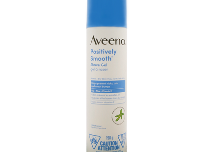 Aveeno - Positively Smooth Shave Gel with Aloe, Soy & Vitamin E | 198 g