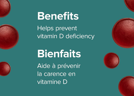 Webber Naturals - Vitamin D3 2500 IU | 75 Gummies