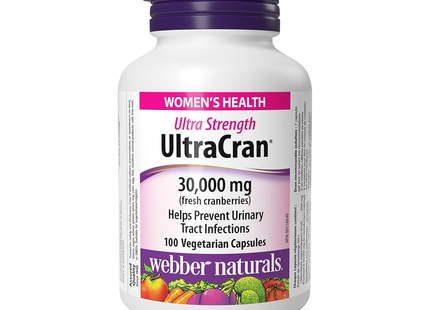 Webber - UltraCran 30000mg, Ultra Strength | 100 capsules végétariennes