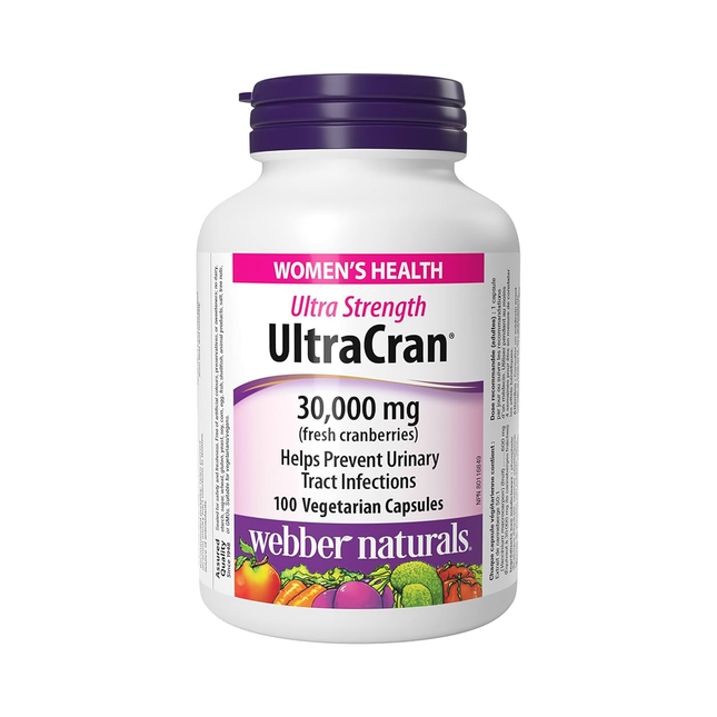 Webber - UltraCran 30000mg, Ultra Strength | 100 capsules végétariennes