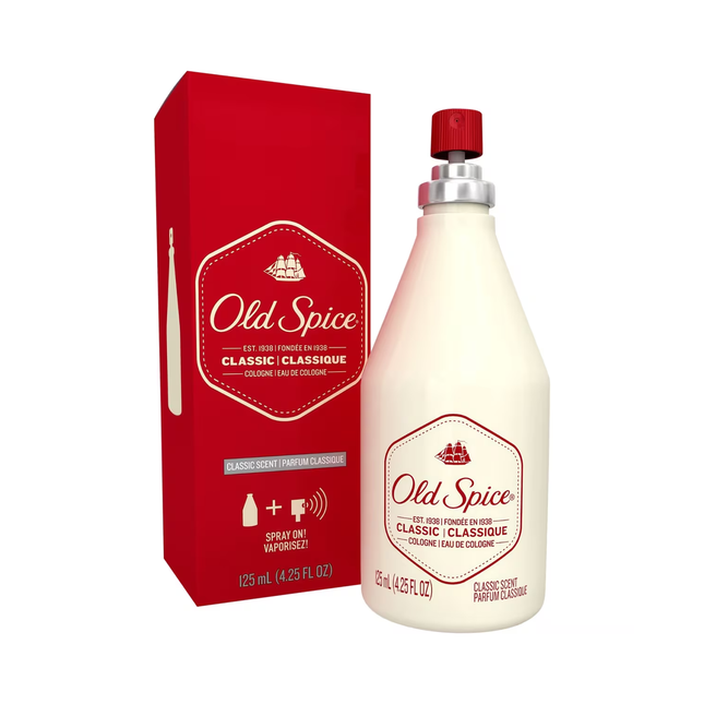Old Spice - Classic Cologne Spray On - Classic Scent | 125 mL