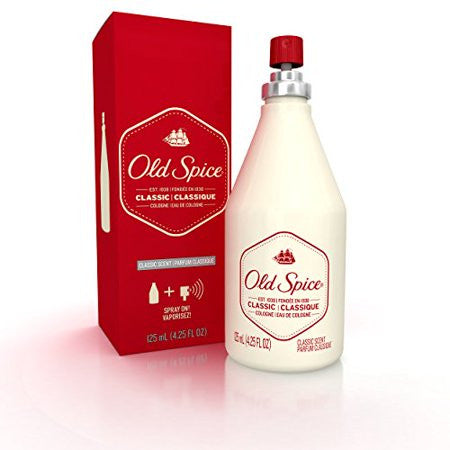 Old Spice Classic Cologne Spray On - Parfum classique | 125 ml