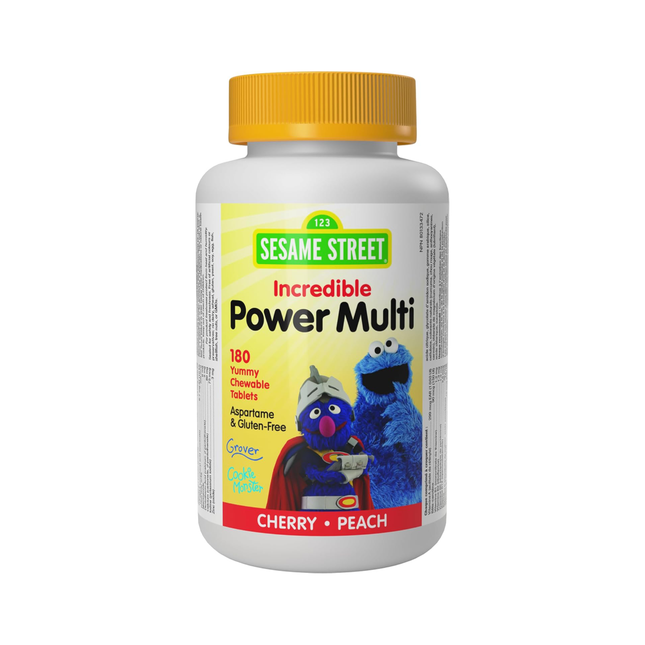 Webber Naturals - Multivitamine super puissante cerise et pêche | 180 bonbons gélifiés