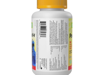 Webber Naturals - Multivitamine super puissante cerise et pêche | 180 bonbons gélifiés