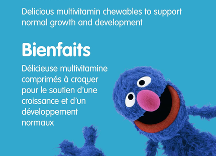 Webber Naturals - Multivitamine super puissante cerise et pêche | 180 bonbons gélifiés