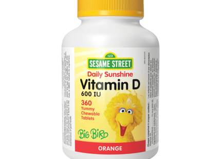 Webber Naturals - Vitamine D Orange 600 UI | 360 Comprimés