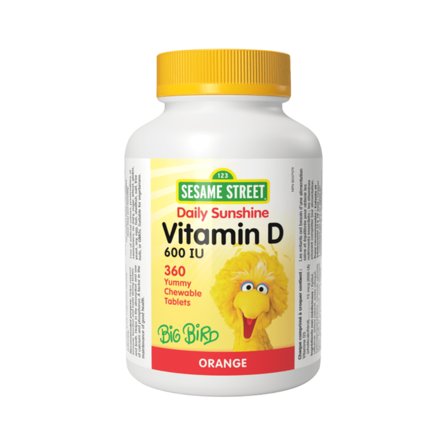 Webber Naturals - Vitamine D Orange 600 UI | 360 Comprimés