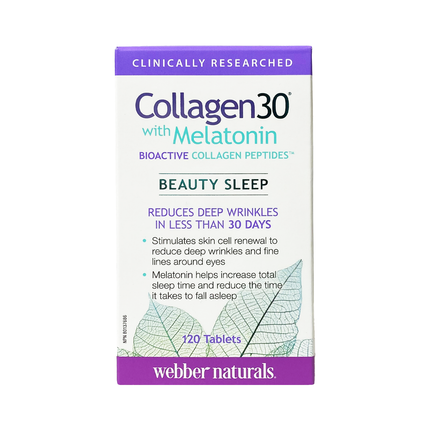 Webber Naturals - Collagen30 With Melatonin, Beauty Sleep | 120 Tablets