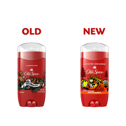 Old Spice - Déodorant Bearglove, parfum frais du verger | 85 g