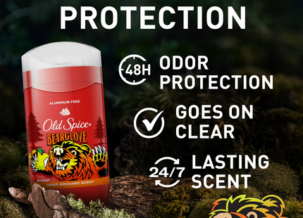 Old Spice - Bearglove Deodorant, Crisp Orchard Scent | 85 g