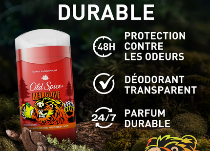 Old Spice - Bearglove Deodorant, Crisp Orchard Scent | 85 g