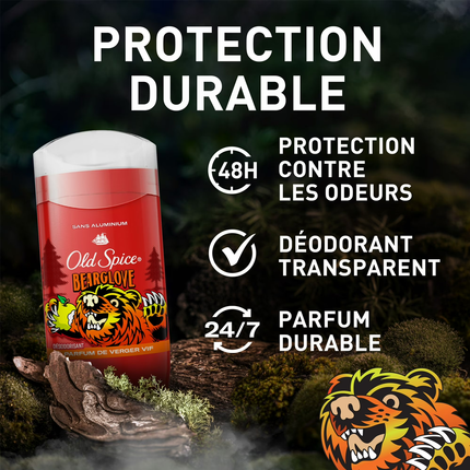 Old Spice - Déodorant Bearglove, parfum frais du verger | 85 g