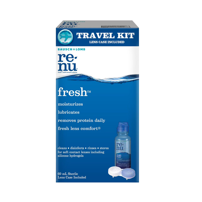 Bausch+Lomb - Renu Fresh Contact Lens Solution with Case | 60 mL