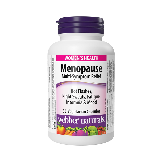 Webber Naturals - Menopause Multi-Symptom Relief | 30 Veg Capsules
