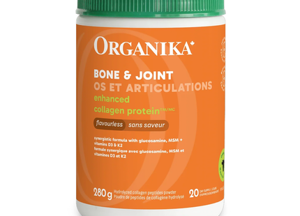 Organika - Collagène enrichi pour les os et les articulations | 280 g