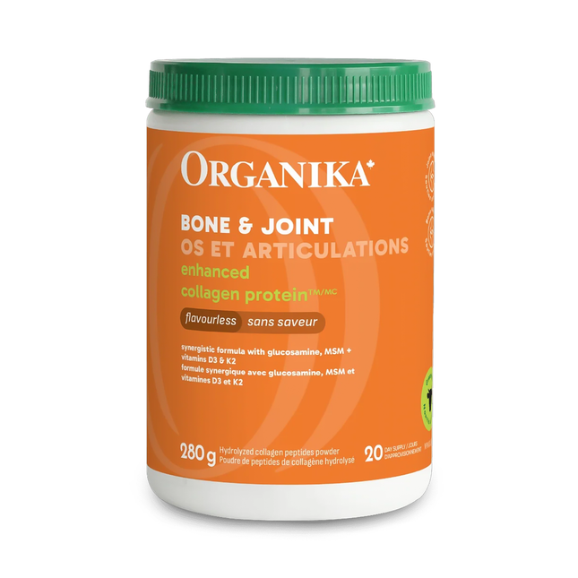 Organika - Collagène enrichi pour les os et les articulations | 280 g