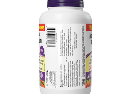 Webber Naturals - Magnésium 200 mg | 240 gélules