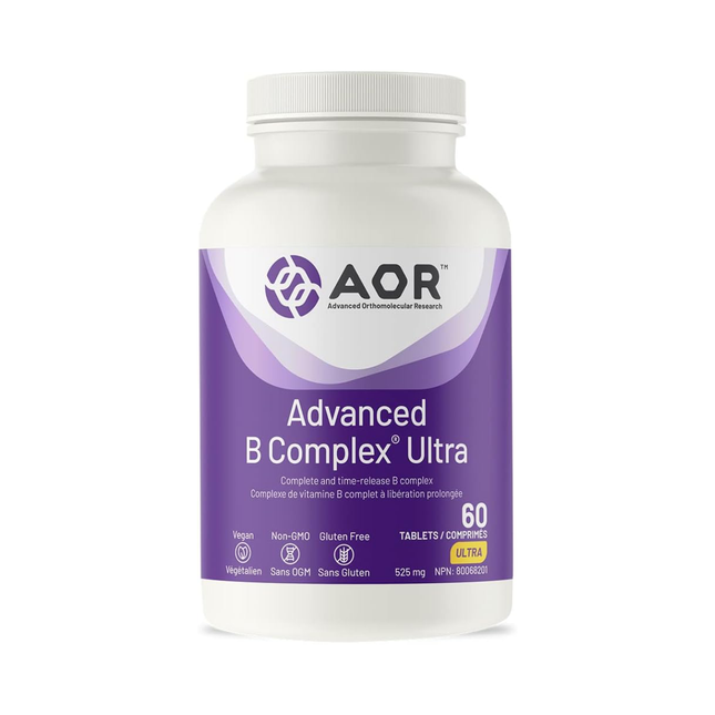 AOR - Advanced B Complex Ultra | 60 Vegan Tablets