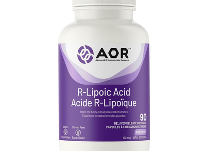 AOR - Acide R-Lipoïque 150 mg | 90 gélules