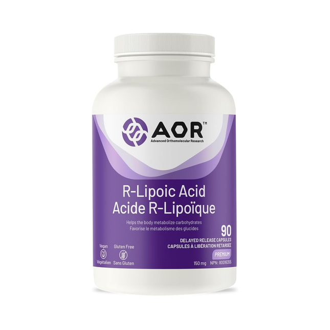 AOR - R-Lipoic Acid 150 mg | 90 Capsules