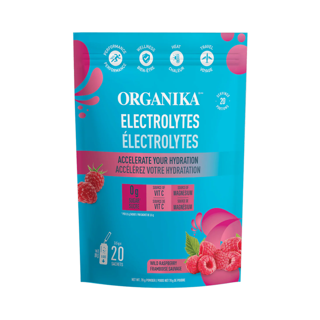 Organika - Electrolytes Wild Raspberry | 20 Satchets x 3.5 g