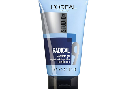 L'Oréal - Studio Line Radical 24H Fibre Gel 9, tenue extrême | 150 ml