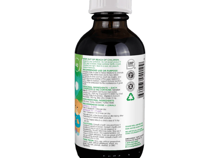 Organika - Kids Elderberry Cough Relief Syrup, Elderberry & Honey Flavour | 100 mL