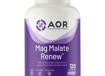 AOR - Mag Malate Renew | 120 Capsules