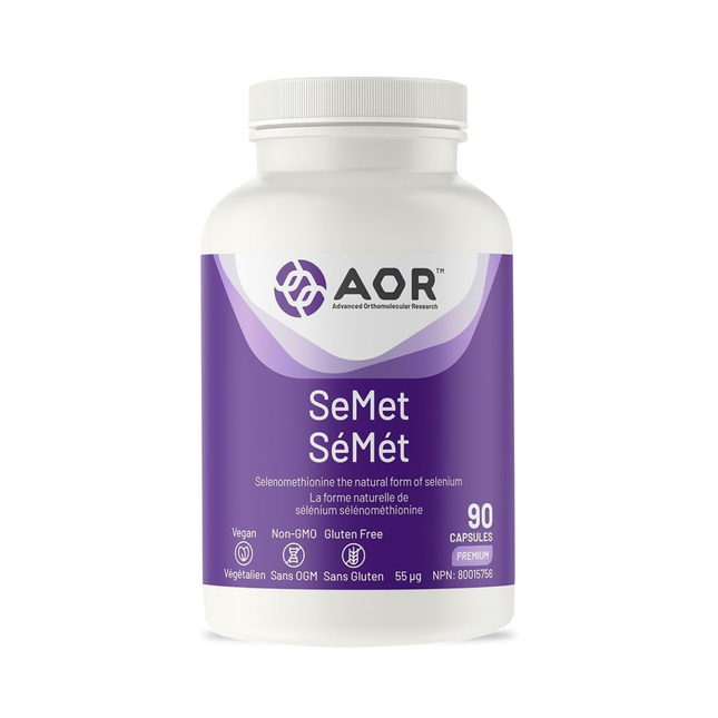 AOR - SeMet Selenomethionine 55 mcg | 90 Capsules