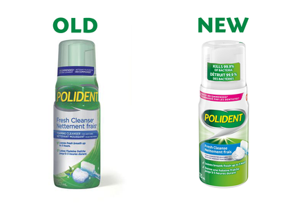 Polident - Fresh Cleanse Foaming Cleanser for Dentures | 125 mL