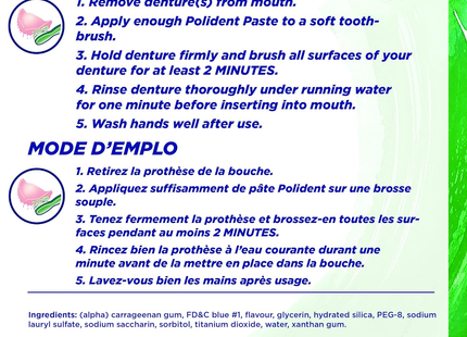 Polident - Daily Cleanser Paste for Dentures | 90 mL