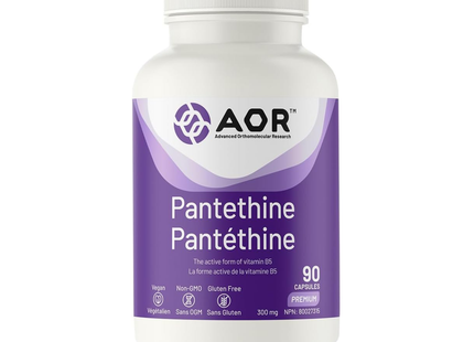 AOR - Pantethine 300 mg | 90 Capsules