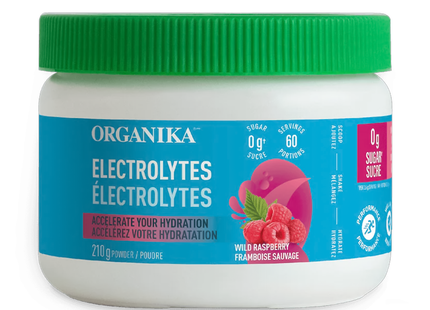 Organika - Electrolytes, Wild Raspberry | 210 g