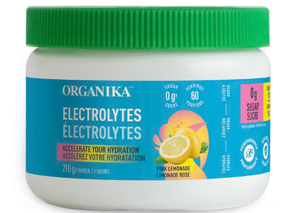 Organika - Electrolytes Powder, Pink Lemonade | 210 g