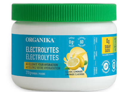 Organika - Poudre d'électrolytes, saveur limonade classique | 210 g