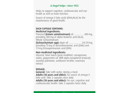 A. Vogel - Vegan Omega-3 Capsules | 60 Capsules