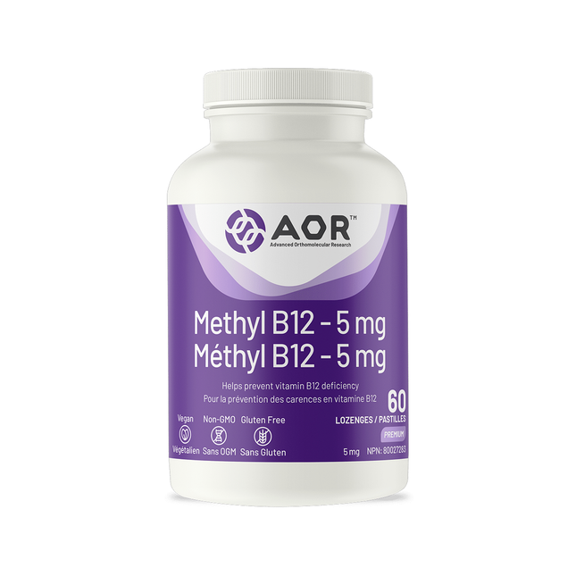 AOR - Methyl B12 5 mg | 60 Lozenges