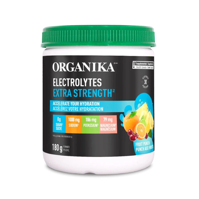 Organika - Electrolyte Extra Strength, Fruit Punch | 180 g