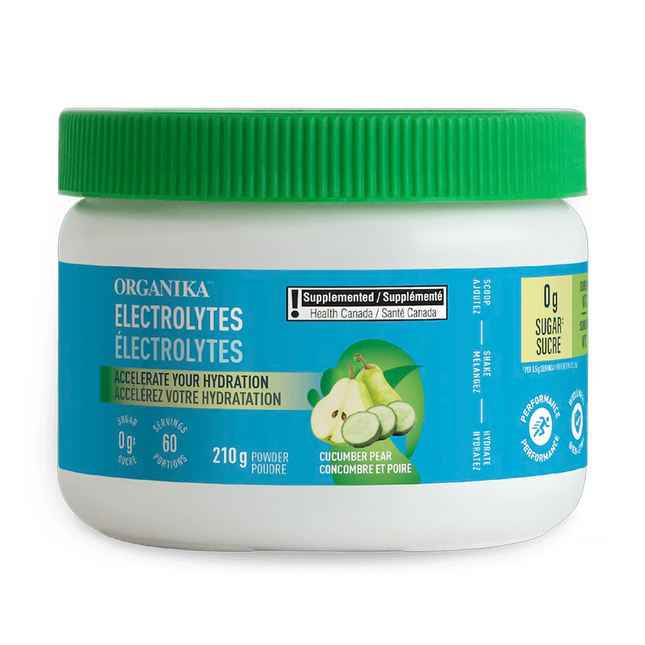 Organika - Electrolytes Powder, Cucumber Pear | 210 g
