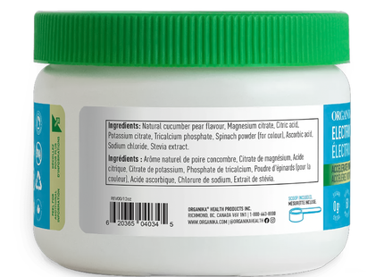 Organika - Electrolytes Powder, Cucumber Pear | 210 g