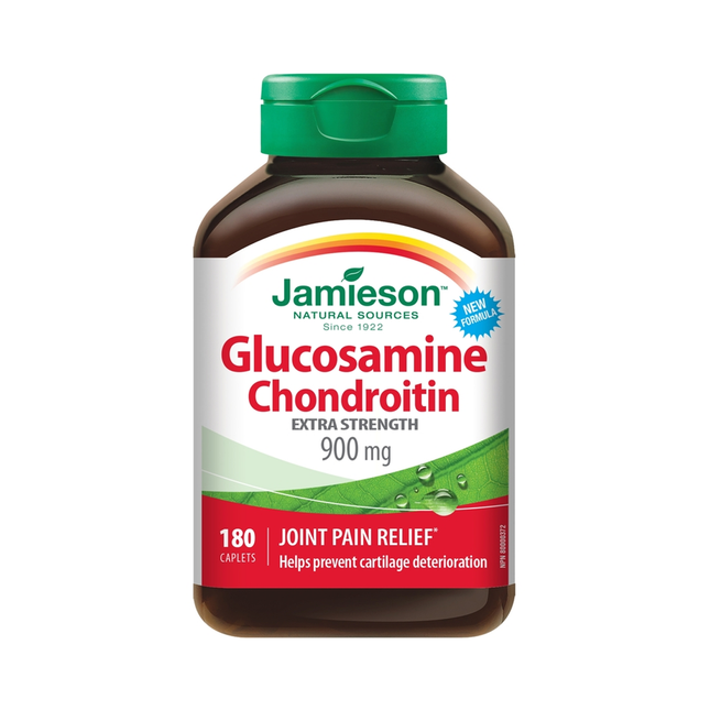 Jamieson - Glucosamine Chondroitin 900 mg, Extra Strength | 180 Caplets