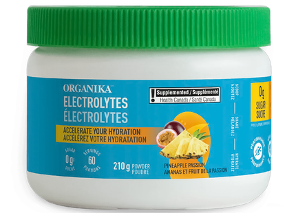 Organika - Electrolytes Powder, Pineapple Passion | 210 g