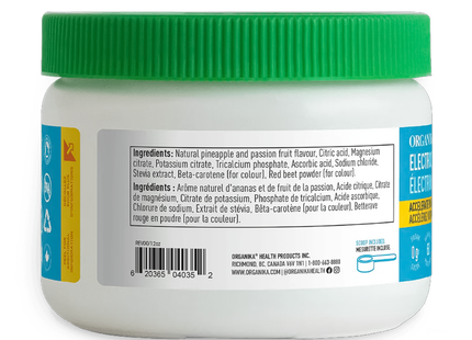 Organika - Electrolytes Powder, Pineapple Passion | 210 g