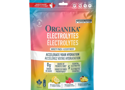 Organika - Electrolytes Satchets, Variety Pack | 3.5 g x 21