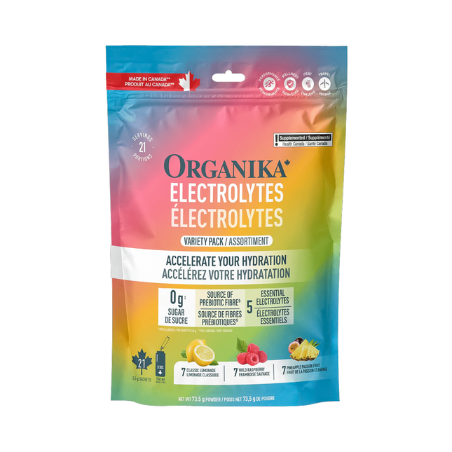 Organika - Electrolytes Satchets, Variety Pack | 3.5 g x 21
