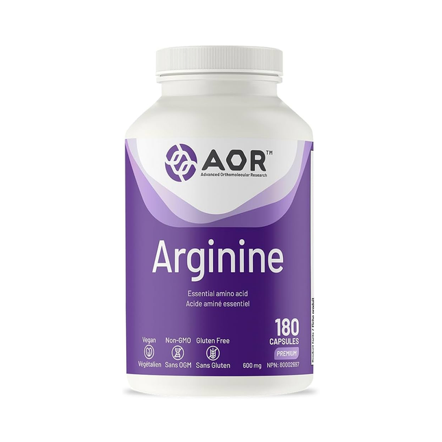 AOR - Arginine 600mg | 180 Capsules