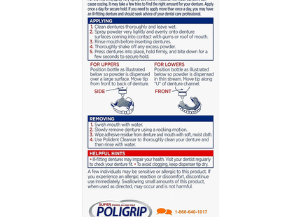 Poligrip - Denture Adhesive Powder | 50g